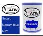 Preview: Subaru, Medium Blue, M2Y: 500ml Lackdose, von ATW Autoteile West.